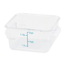 1195207 - Squares Polycarbonate Food Storage Container 6 qt